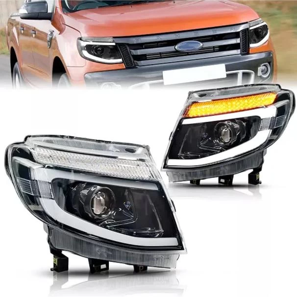 Ford Ranger T6 DRL LED Projector Upgrade Headlights For Sale in Kenya (2012–2015)