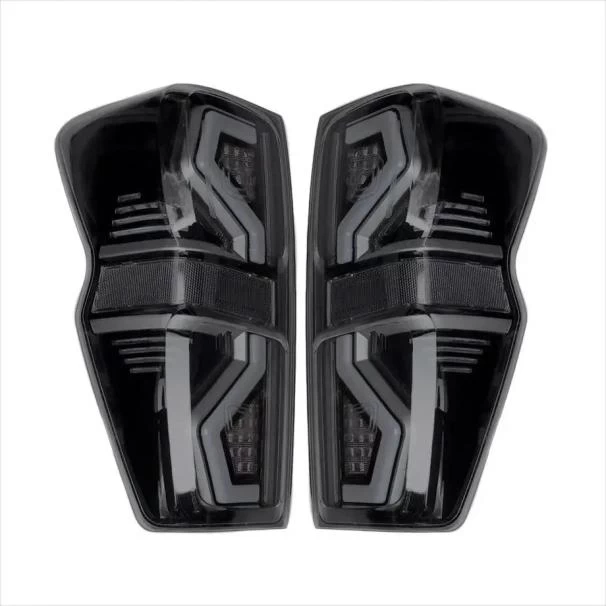 Isuzu D-Max Smoked Black 3D Bar Style LED Taillights (2021–2026)