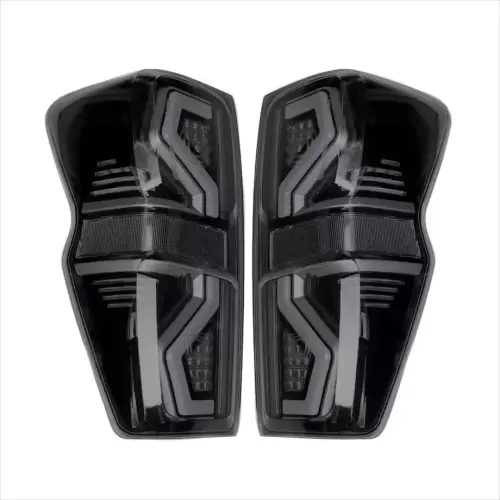 Isuzu D-Max Smoked Black 3D Bar Style LED Taillights (2021–2026)