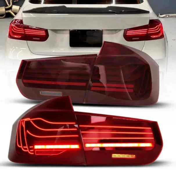 BMW F30 3-Series CSL Laser Style Smoked Red LED Taillights For Sale in Kenya (2012–2018)