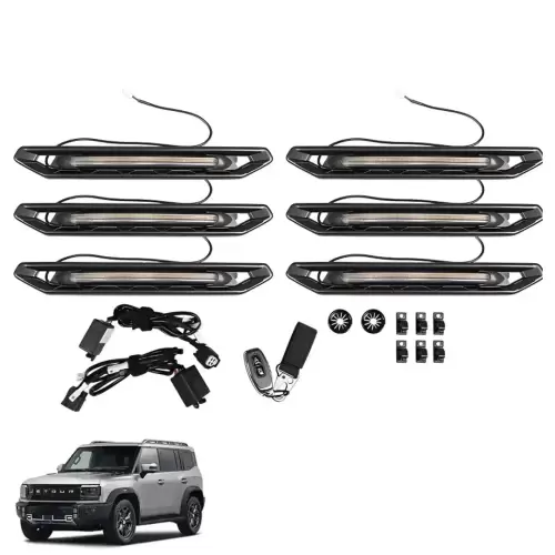 Jetour T2 Side Roof Rail LED Light Upgrade Kit With Remote