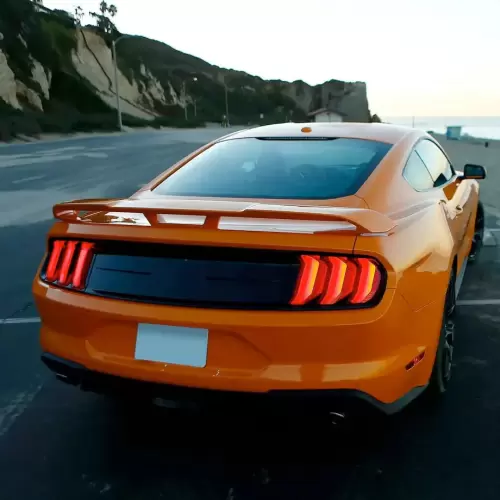Ford Mustang Smoked Black LED Sequential Taillights (2015–2023)