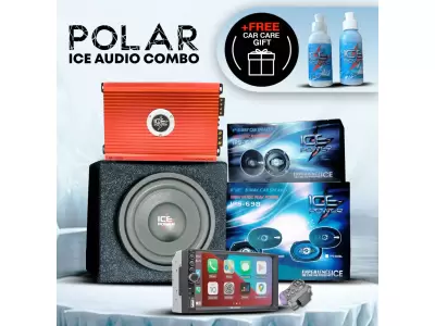 Ice Power Polar Audio Combo +FREE Car Care Kit For Sale in Kenya 