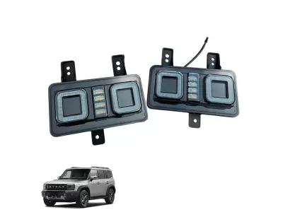 Jetour T2 Defender Style Square Mount Front Bumper Lights(2025–2026)