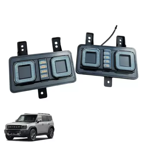 Jetour T2 Defender Style Square Mount Front Bumper Lights(2025–2026)
