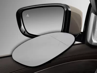 VW Polo Replacement Side Mirror Glass LHS (2005–2009)