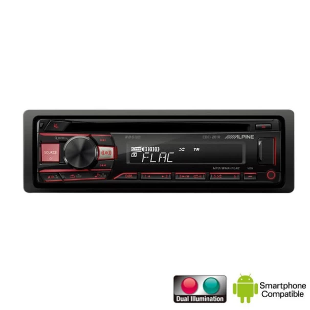 Alpine CDE-201R CD/MP3/USB Receiver With Android Compatibility For Sale in Kenya
